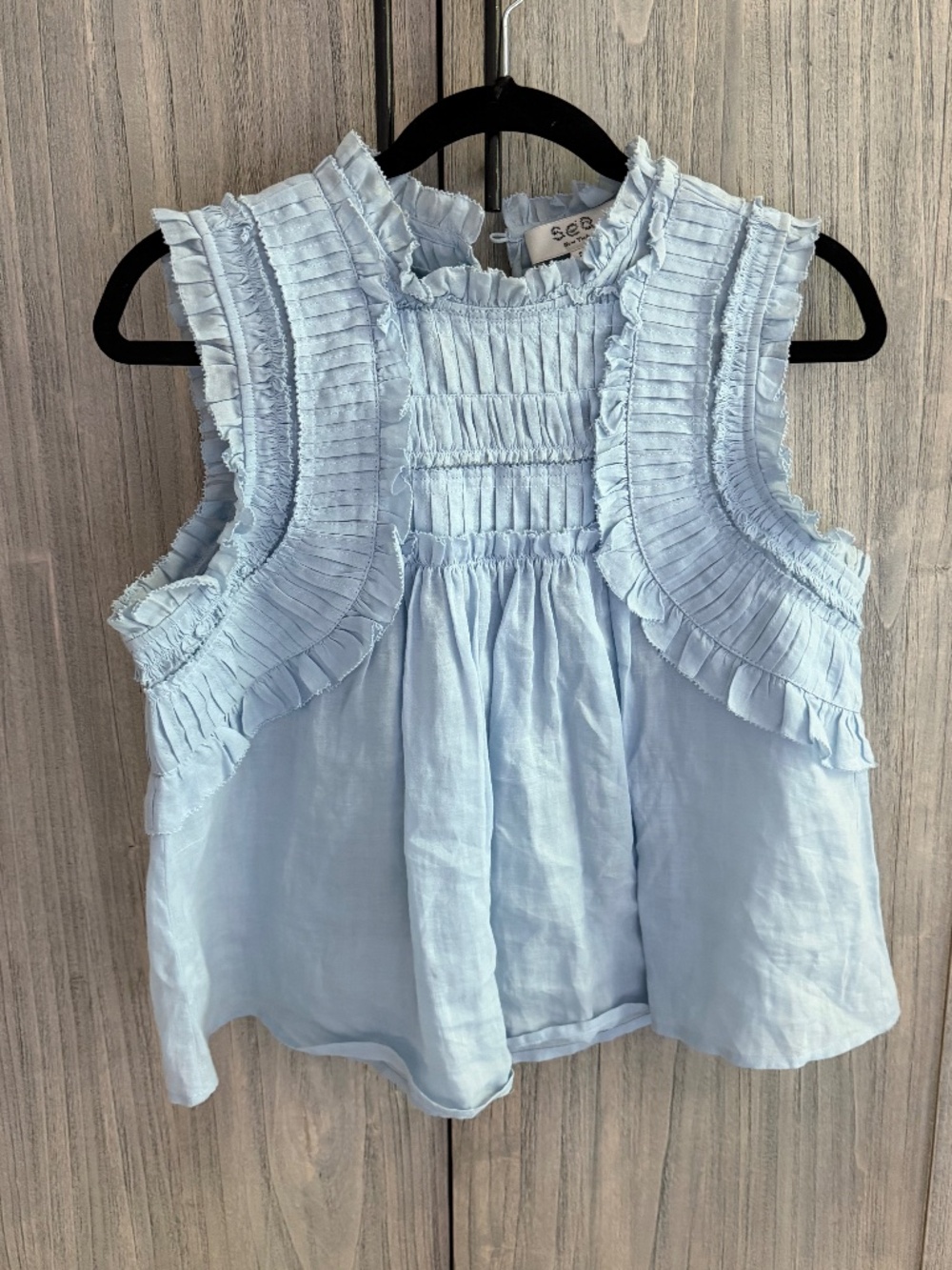 Sea NY Smocked Cole Tank Top